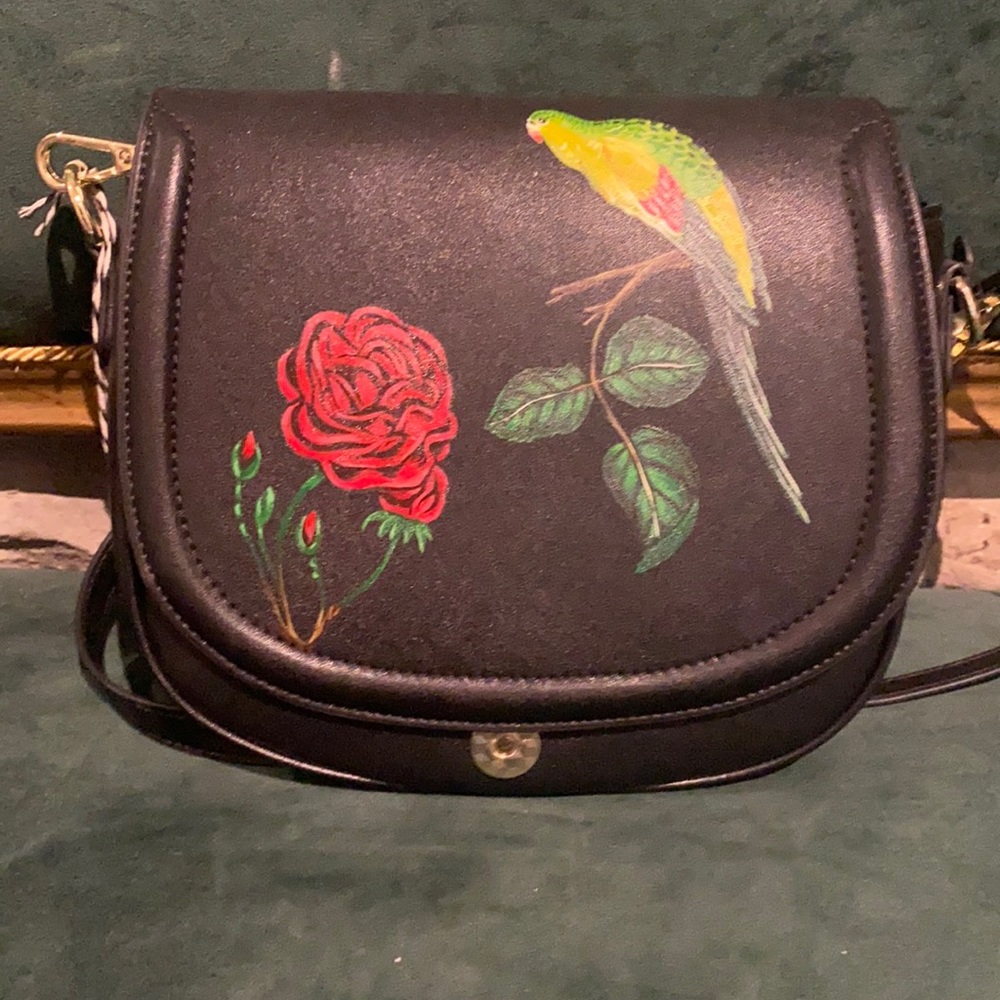 Purse hand painted